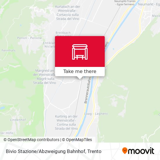 Bivio Stazione / Abzweigung Bahnhof map