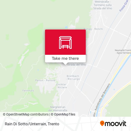 Rain Di Sotto/Unterrain map