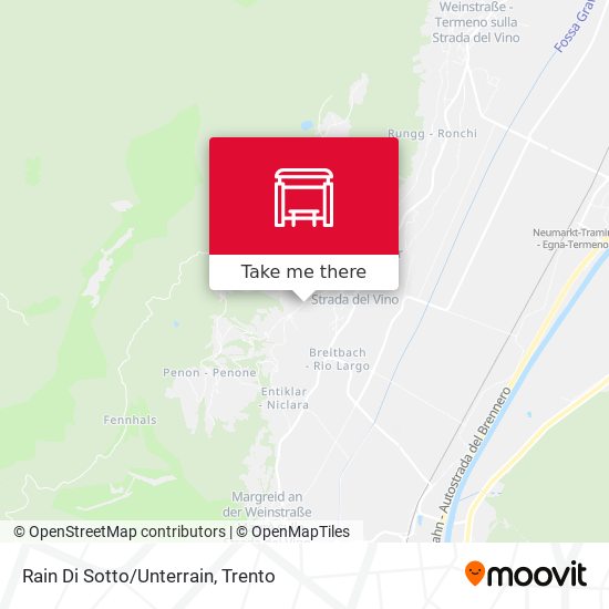 Rain Di Sotto/Unterrain map