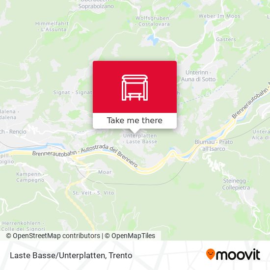 Laste Basse/Unterplatten map
