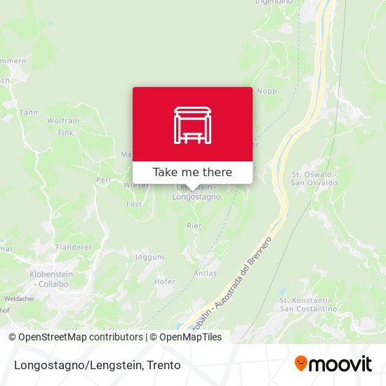 Longostagno/Lengstein map