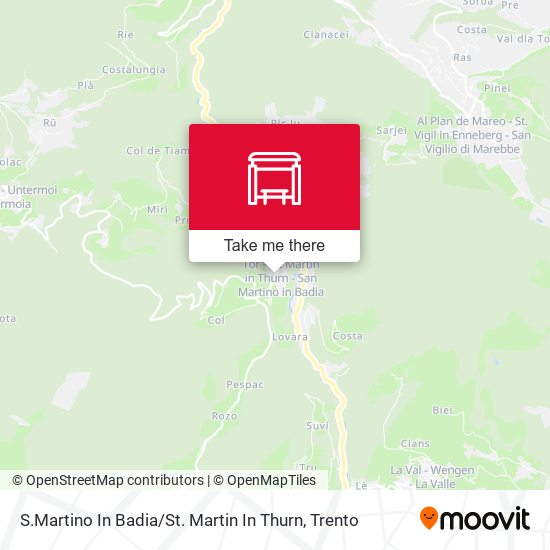 S.Martino In Badia / St. Martin In Thurn map