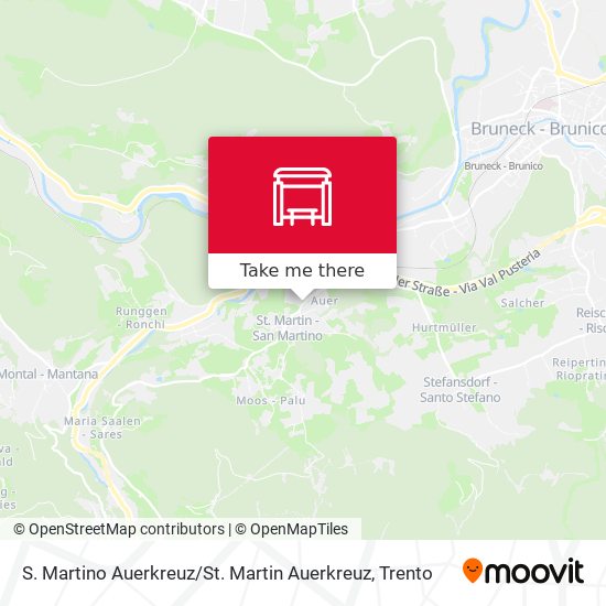 S. Martino Auerkreuz / St. Martin Auerkreuz map