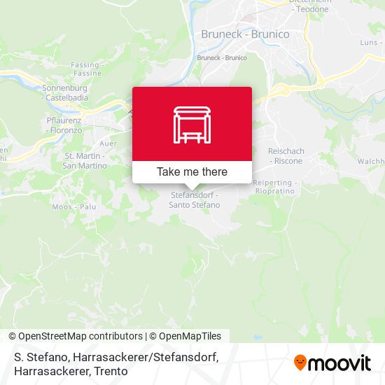 S. Stefano, Harrasackerer / Stefansdorf, Harrasackerer map