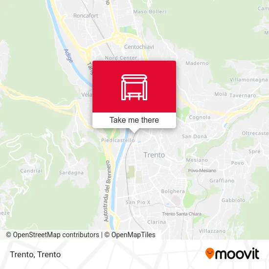 Trento map
