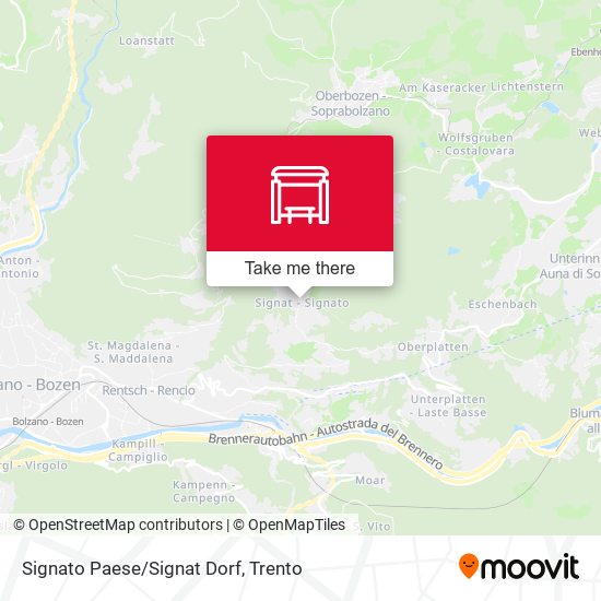 Signato Paese/Signat Dorf map
