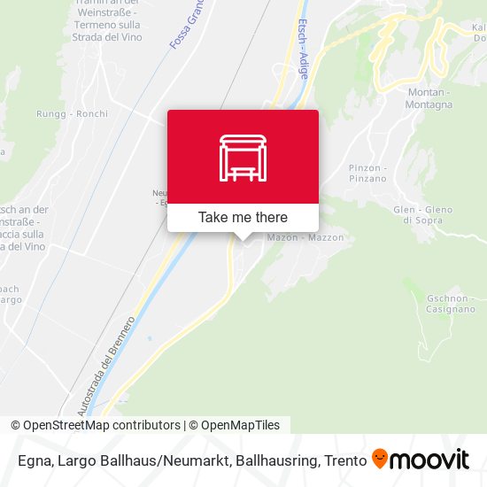 Egna, Largo Ballhaus / Neumarkt, Ballhausring map
