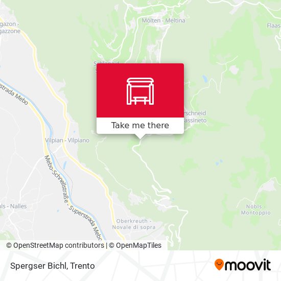 Spergser Bichl map