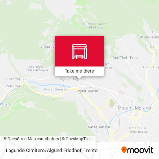 Lagundo Cimitero / Algund Friedhof map