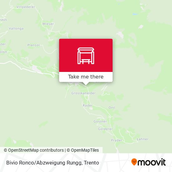 Bivio Ronco/Abzweigung Rungg map