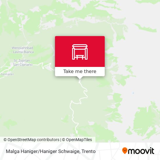 Malga Haniger/Haniger Schwaige map