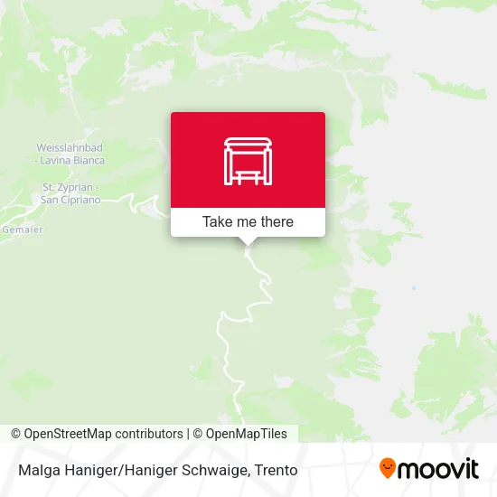 Malga Haniger/Haniger Schwaige map