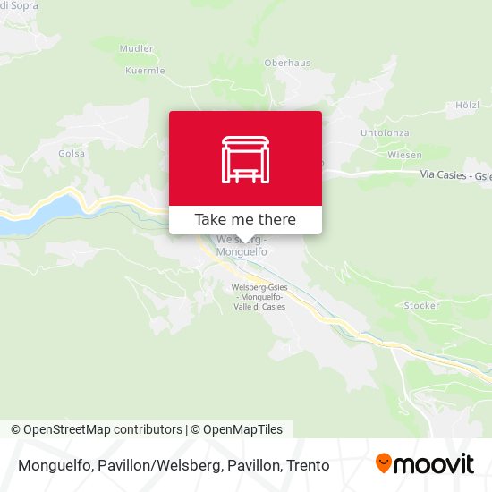 Monguelfo, Pavillon / Welsberg, Pavillon map