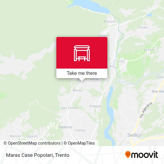 Maras Case Popolari map