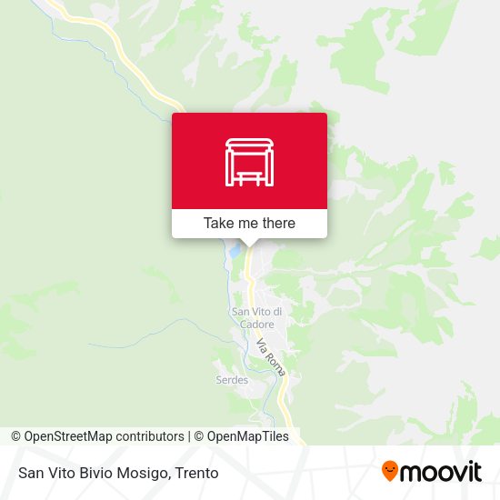 San Vito Bivio Mosigo map