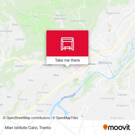 Mier Istituto Calvi map