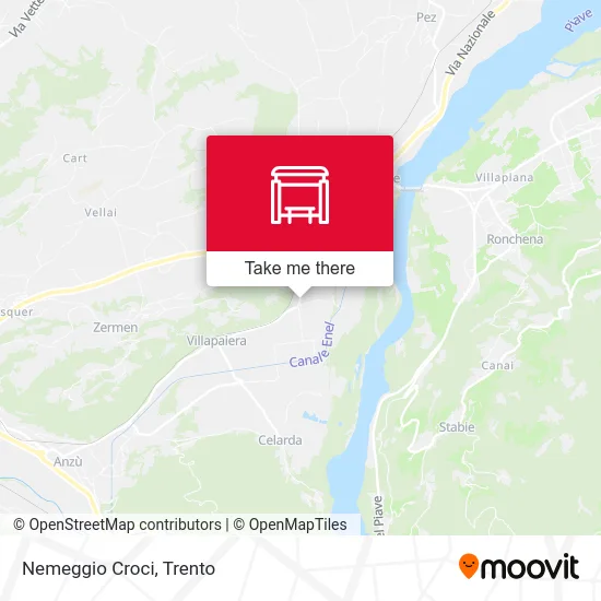 Nemeggio Croci map