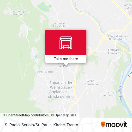 S. Paolo, Scuola / St. Pauls, Kirche map