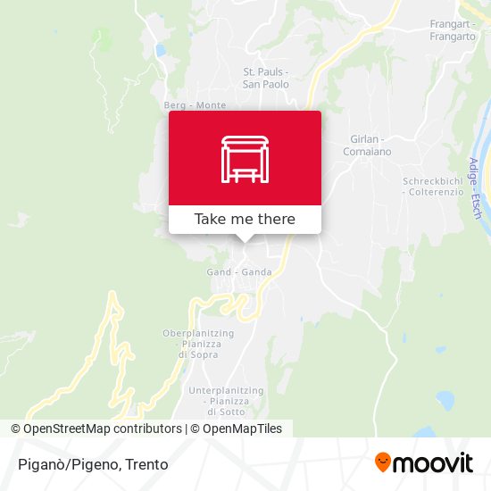 Piganò/Pigeno map