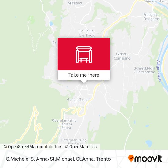 S.Michele, S. Anna / St.Michael, St.Anna map