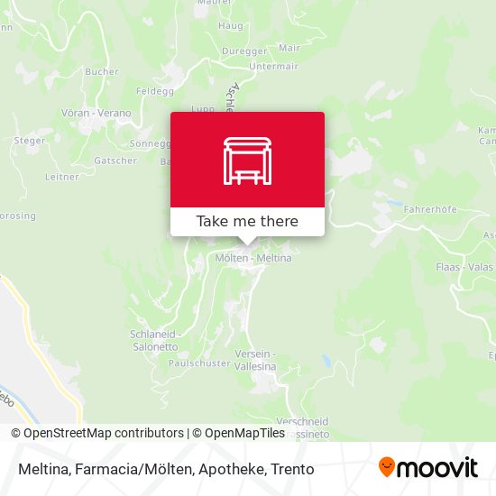 Meltina, Farmacia / Mölten, Apotheke map