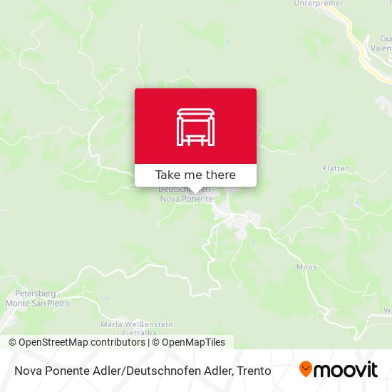 Nova Ponente Adler / Deutschnofen Adler map