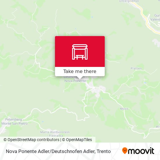 Nova Ponente Adler / Deutschnofen Adler map