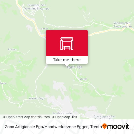 Zona Artigianale Ega / Handwerkerzone Eggen map
