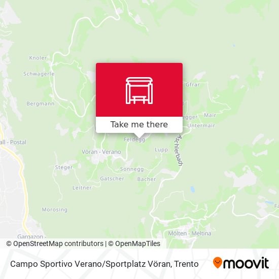 Campo Sportivo Verano / Sportplatz Vöran map