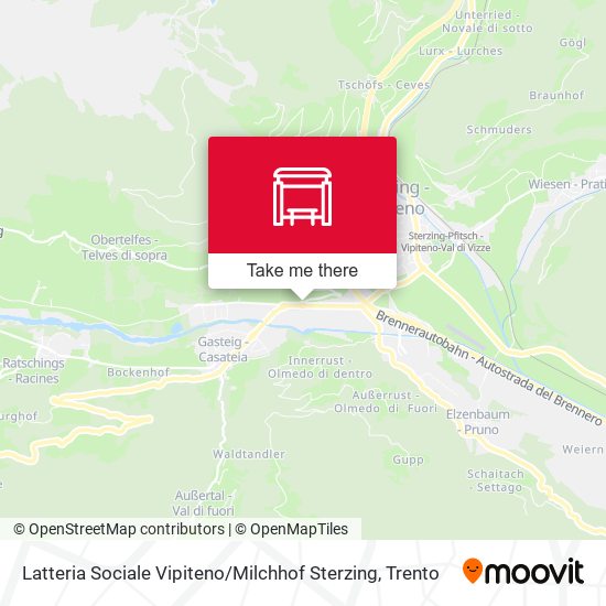 Latteria Sociale Vipiteno / Milchhof Sterzing map