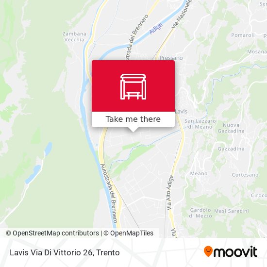 Lavis Via Di Vittorio 26 map