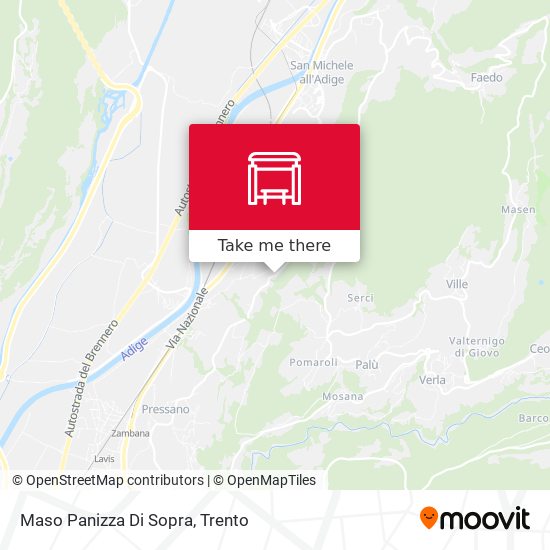 Maso Panizza Di Sopra map