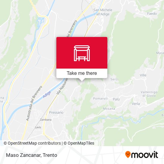 Maso Zancanar map