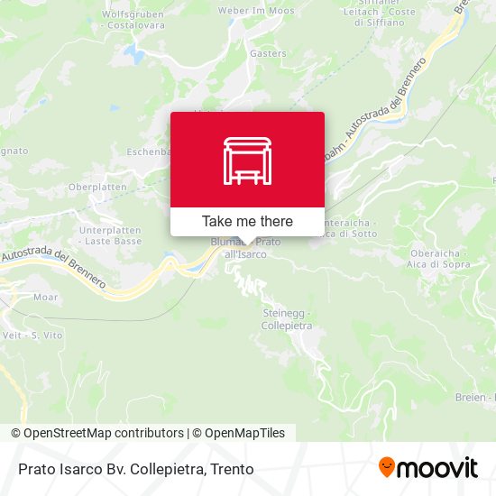 Prato Isarco Bv. Collepietra map