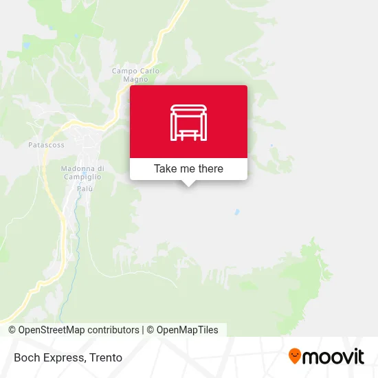 Boch Express map