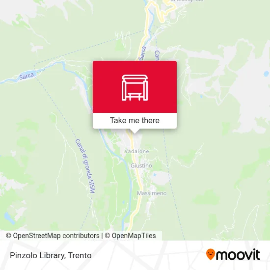 Pinzolo Library map