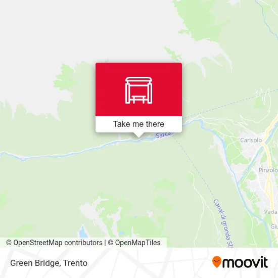 Green Bridge map