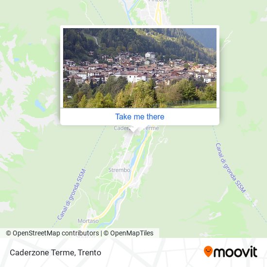 Caderzone Terme map