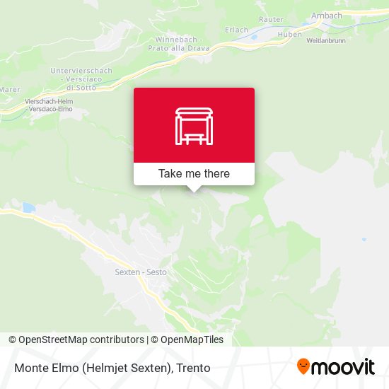 Monte Elmo (Helmjet Sexten) map