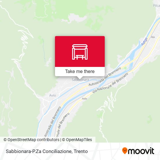 Sabbionara-P.Za Conciliazione map