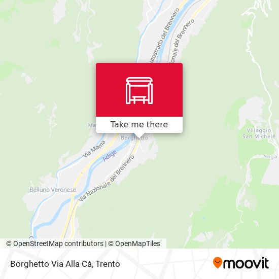 Borghetto Via Alla Cà map