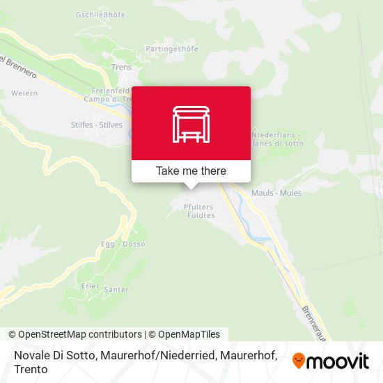 Novale Di Sotto, Maurerhof / Niederried, Maurerhof map
