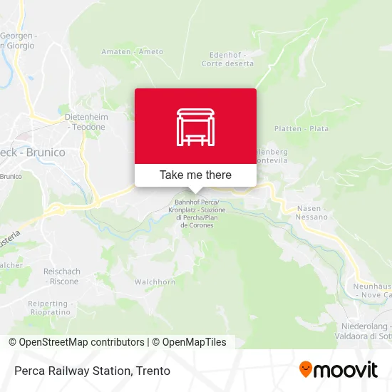 Perca Railway Station map