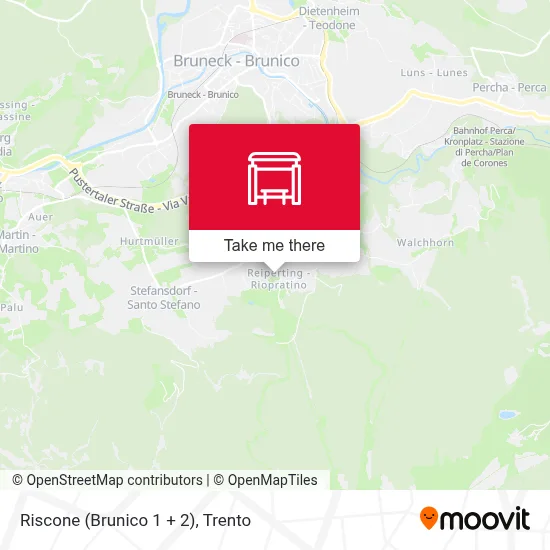 Riscone (Brunico 1 + 2) map