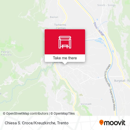 Chiesa S. Croce/Kreuzkirche map