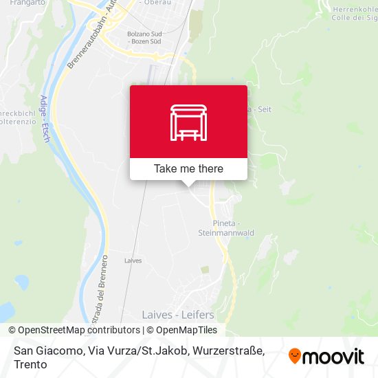 San Giacomo, Via Vurza / St.Jakob, Wurzerstraße map