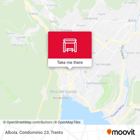 Albola. Condominio 23 map