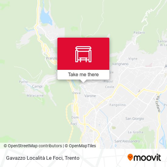 Gavazzo Località Le Foci map