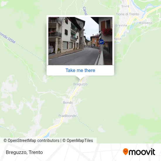 Breguzzo map