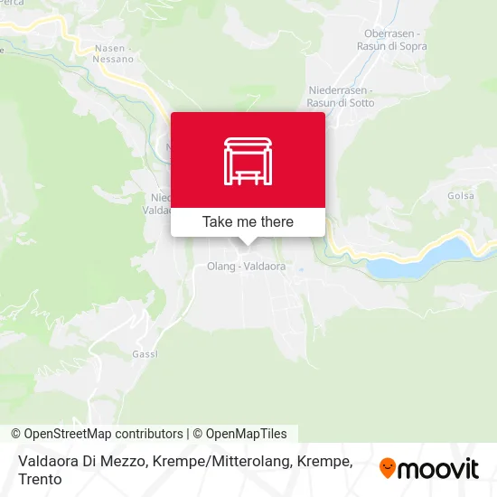Valdaora Di Mezzo, Krempe / Mitterolang, Krempe map